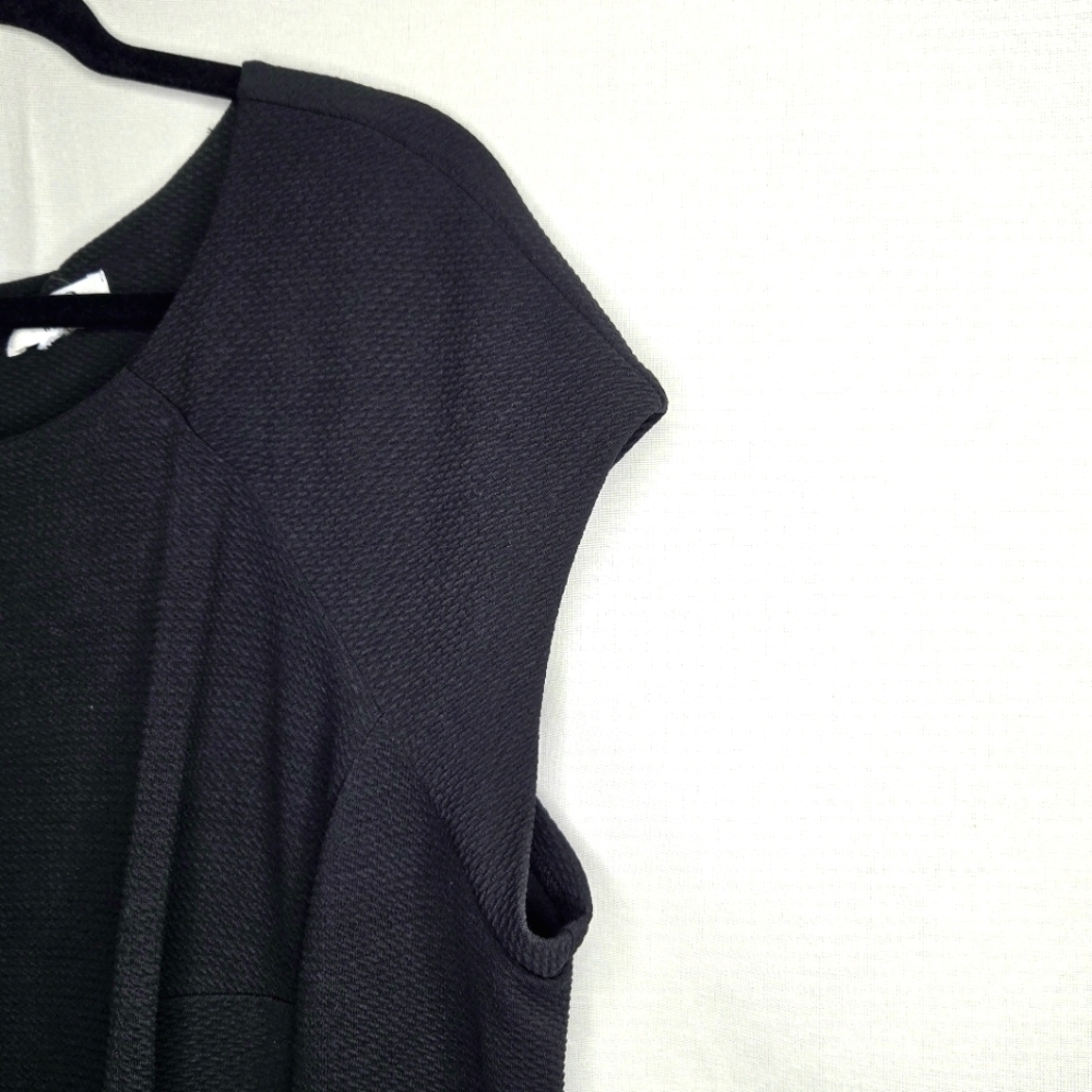 Cato Black Sheath Style Asymetrical hem Dress. 18W - Picture 6 of 13